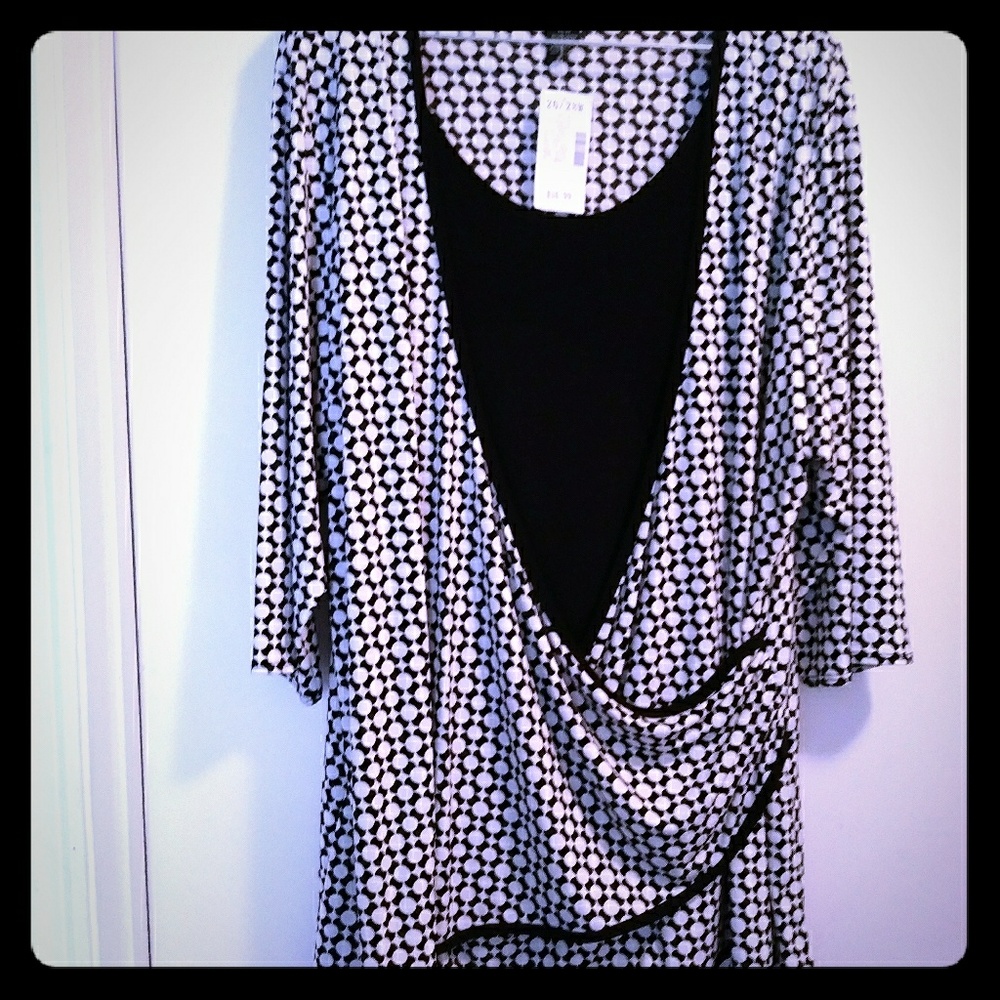 Mock Wrap Top